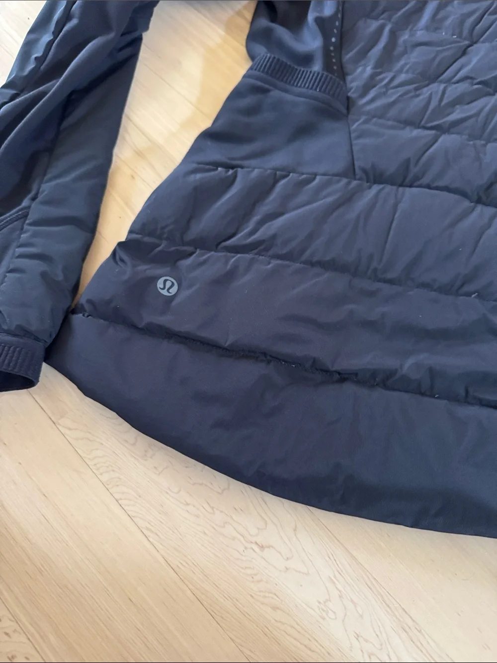 Lululemon-Women's Down for It All Jacket-Coat-Black-Athletic Athleisure-Size 6